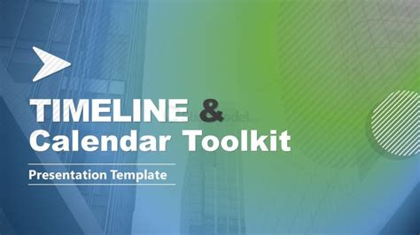 Calendar Timeline Toolkit Cover Slide Slidemodel