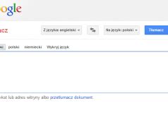 Tłumacz Google | Słowniki i translatory