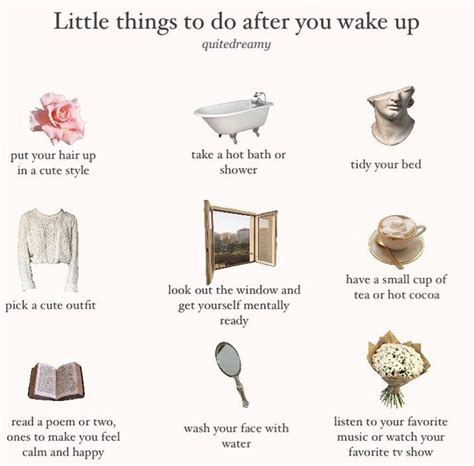 Little Things To Do After You Wake Up Soft Girl Aesthetic Makeup In