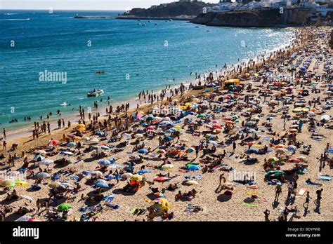 Albufeira Beach Algarve Portugal Europe Stock Photo Alamy