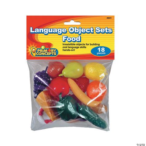 Primary Concepts Language Object Sets Food 18 Pieces Oriental Trading