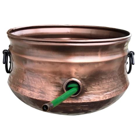 Best garden hoses for your yard. Kauri Design Brass Outdoor Pot for Garden Hose Storage-HP ...