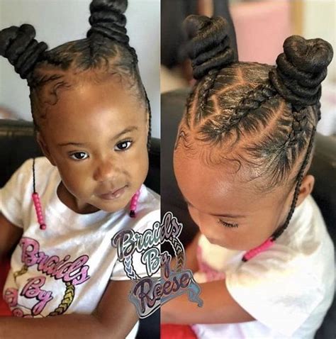 Natural hair, hairstyle amazing, natural style, lemonade braid, crossover function at the front, very braid braided bun, so cute side braids, braid feed, miami braids, neat, braid layer. Top 20+ belles tresses africaines enfants - Coiffures 2u,Top 20+ belles tresses africaines en ...