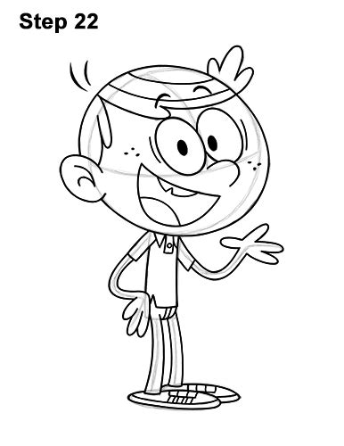 How To Draw Lincoln Loud From The Loud House Video And Step By Step Pictures