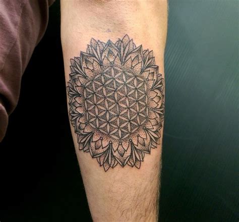 105 Cool Flower Of Life Tattoo Ideas The Geometric