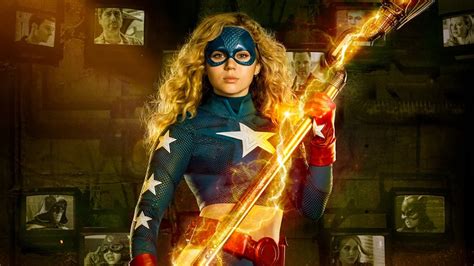 stargirl s brec bassinger teases dc crossover with titans in smile filled picture now in theaters