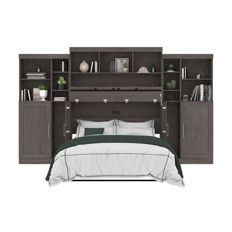 Pur Queen Cabinet Bed With Mattress Two 36″ Storage Units And 3