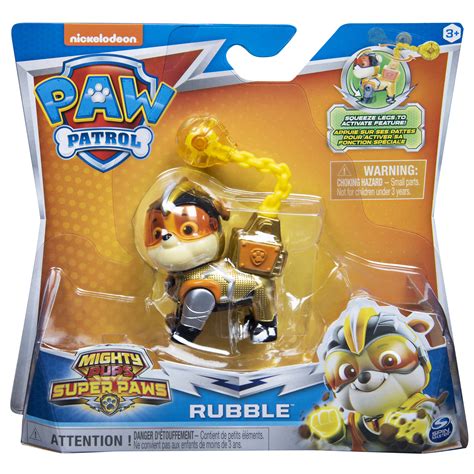 Paw Patrol Mighty Pups Super Paws Figure With Transforming Backpack