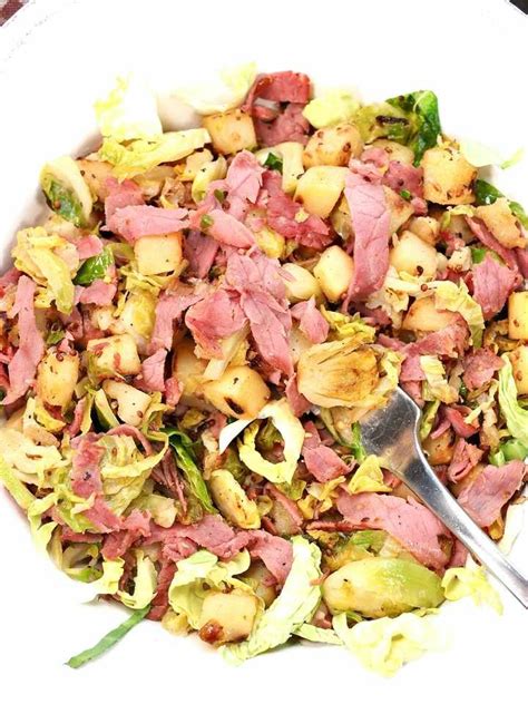 Corned beef is a beef brisket that is cured in brine then boiled. Easy Corned Beef and Potato Skillet | Homemade & Yummy in ...