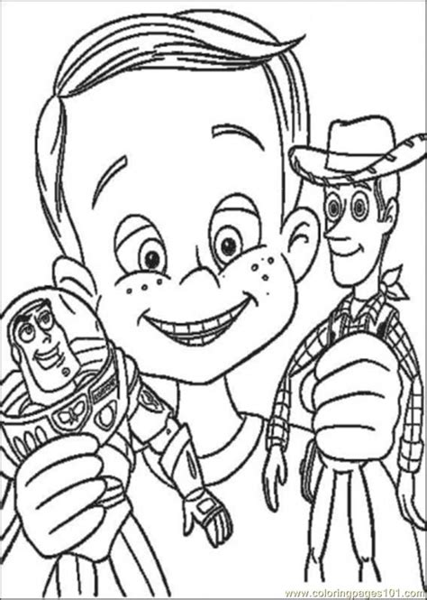 Coloring Pages Andy Have Buzz Lighyear And Woody Sheriff Cartoons Clip Art Library