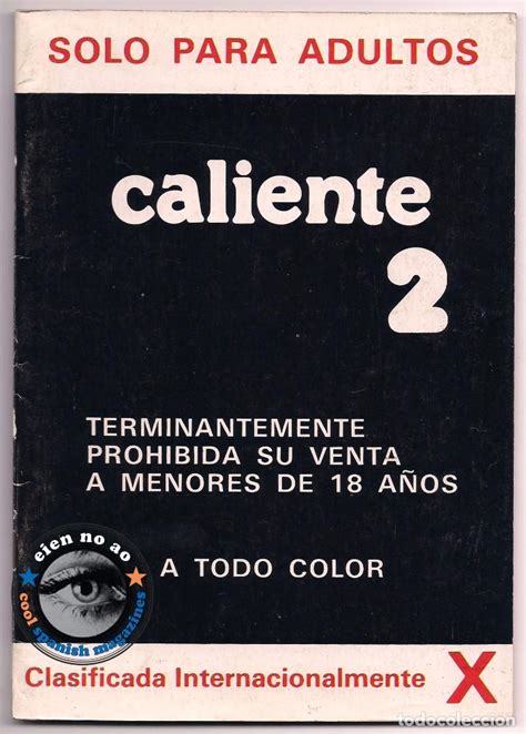 Caliente 2 1979 Revista Porno Muy Ilustrad Comprar Revistas Para