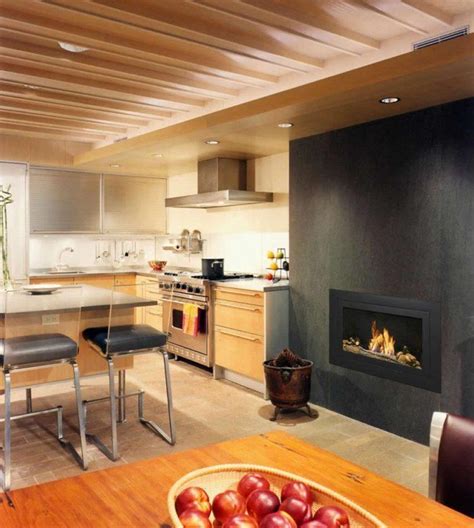 20 Kitchen Ideas With Fireplaces