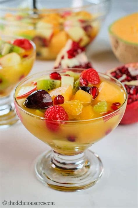 Fresh Fruit Salad With Orange Honey Dressing Is An Amazingly Refreshing And Satisfying Dessert