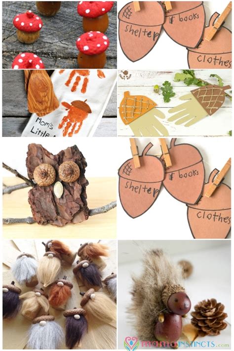 25 Acorn Crafts For Kids Mama Instincts