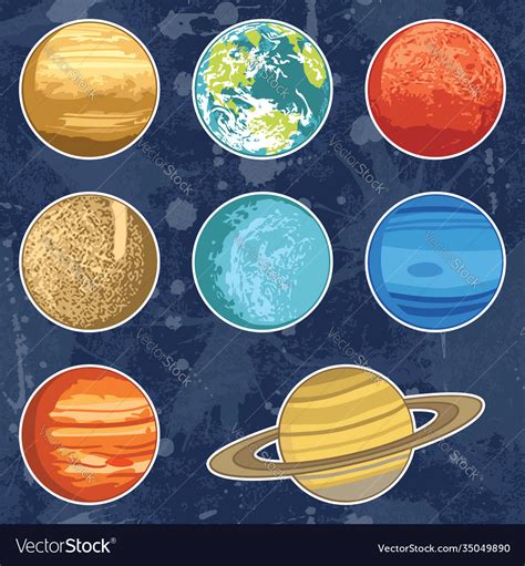 Solar System Planets Svg