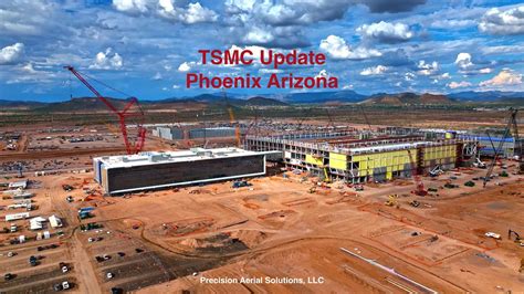 Taiwan Semiconductor Manufacturing Company Phx Arizona Construction Update In 4k By Part 107