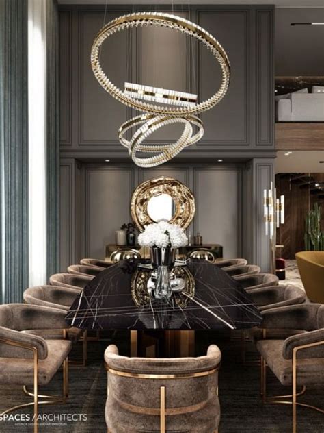 An Elegant Dining Room Needs Luxurious Lighting Get Inspired By Luxxu
