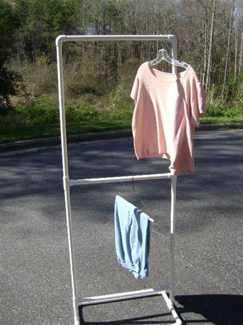 This free pvc plan shows you how to construct a simple clothes rack capable of holding two levels of hanging clothing. Unavailable Listing on Etsy
