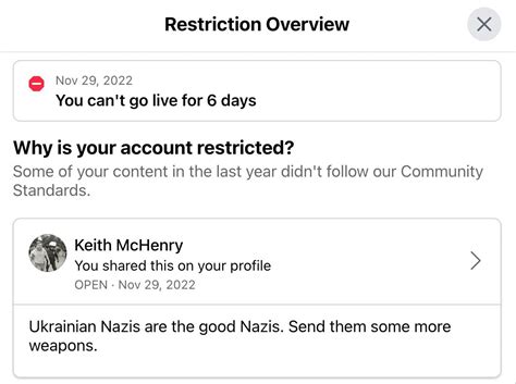 Keith Mchenry On Twitter Restricted On Facebook For Saying Ukrainian
