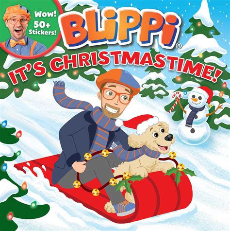 Blippi Its Christmastime Book By Editors Of Studio Fun