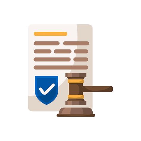 Premium Vector Legal Document Icon Illustration Vector Design