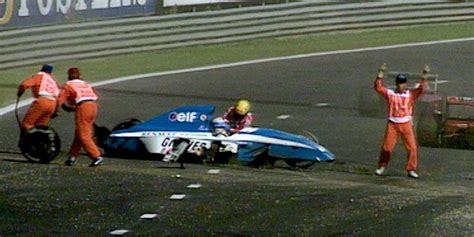 Senna Rescues Erik Comas After 1992 Qualifying Wreck At Spa