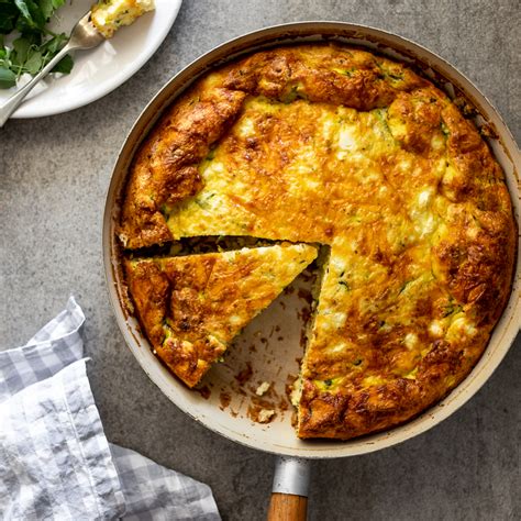 Zucchini Feta Crustless Quiche Simply Delicious