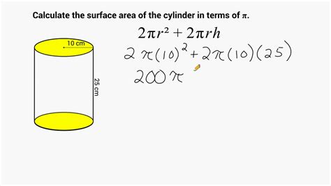 Finding The Surface Area Of A Cylinder Formula And Tasks Healthy