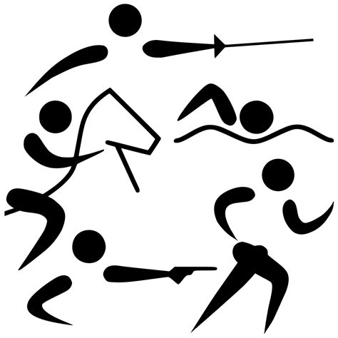 The best selection of royalty free pentathlon vector art, graphics and stock illustrations. Modern pentathlon at the Summer Olympics - Wikipedia