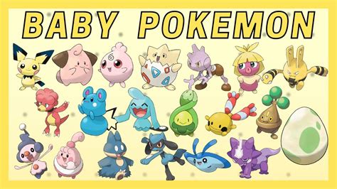 All Baby Pokemon Youtube