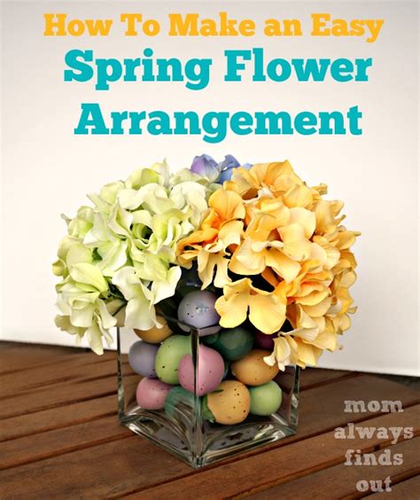 Easy Flower Arrangement Ideas For Spring And Easter