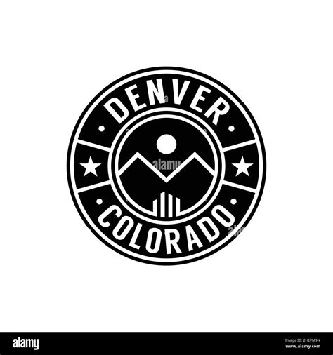 Denver Logo Denver Colorado Design Template Vector And Illustration