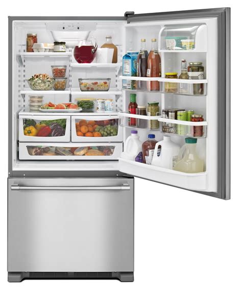 Maytag Stainless Bottom Freezer Refrigerator Mbf2258fez