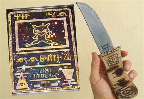 Pokémon card worth $10,000 | ancient mew pokemon card подробнее. "I made a knife based on the Ancient Mew card" - Pokemonger