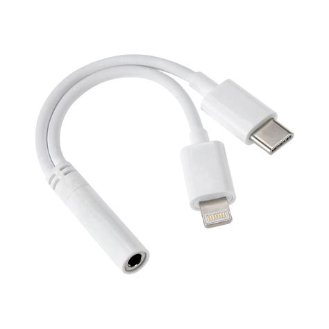 Lightning And Usb Type C To 35mm Headphone Jack Adapter Cable