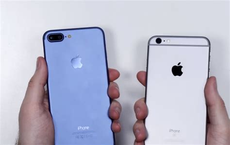Iphone 7 Plus Vs Iphone 6s Plus Closest Look Yet At Upcoming