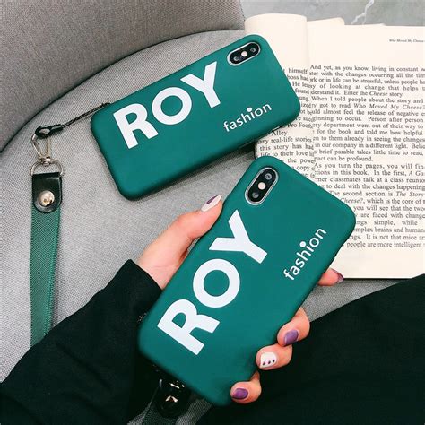 Simple Cute Roy Fashion With The Rope Soft Shell Green Phone Case For