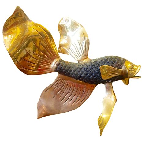 Hattakitkosol Somchai 1934 2000 Brass Fish Sculpture At 1stdibs
