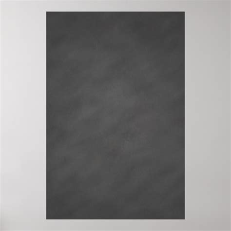 Chalkboard Gray Background Grey Chalk Board Black Poster Zazzle