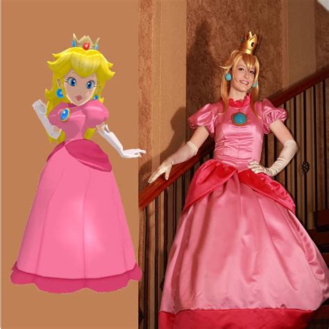 Nintendo Princess Peach Cosplay Costume Norway Ubicaciondepersonas