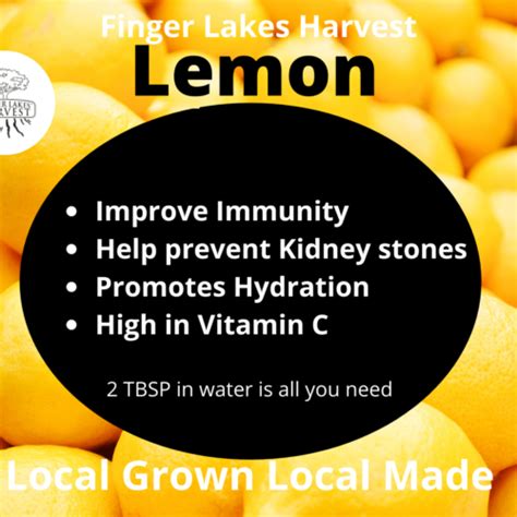 Lemon Shrub Finger Lakes Harvest