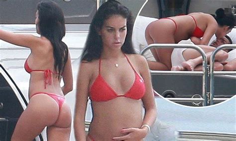 Cristiano Ronaldo And His Pregnant Girlfriend Georgina Rodriguez Looked