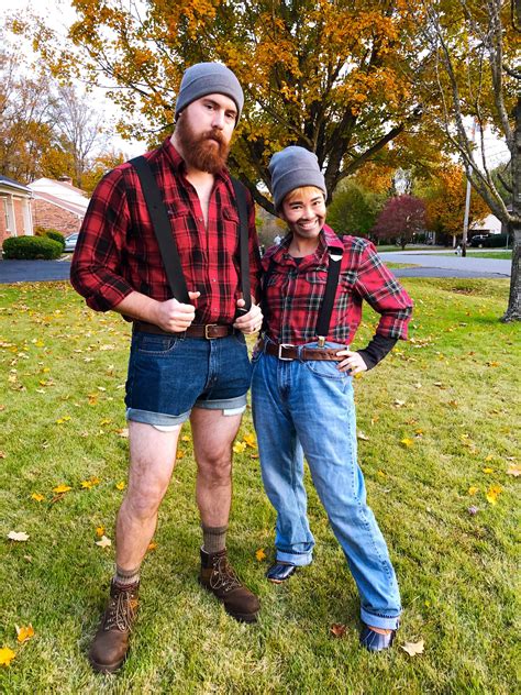 The Wife And I Went As Lumberjack And Sexy Lumberjack For Halloween Last Night Im So Jealous