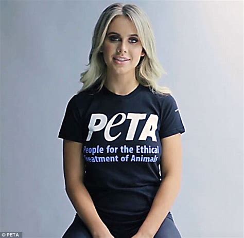 Dj Tigerlily Strips Naked In A New Ad For Peta Daily Mail Online