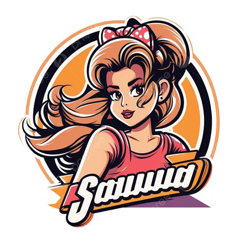 Beau Logo De Pom Pom Girl Png Pom Pom Girls Belle Fille Logo Fichier Png Et Psd Pour Le