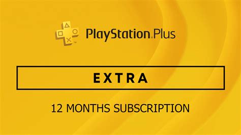 Playstation Plus Extra 12 Months Subscription Account Buy Cheap On