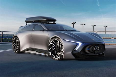 Mercedes Benz Eqr Amg Concept Familiar Y El Ctrico Conduciendo Com