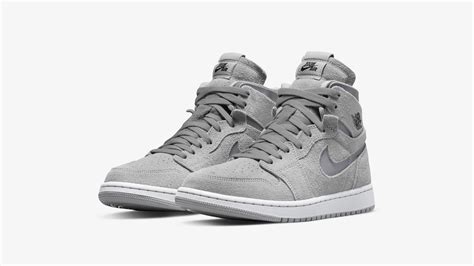 Air Jordan 1 Zoom Air Cmft Grey Black And Silver End Launches