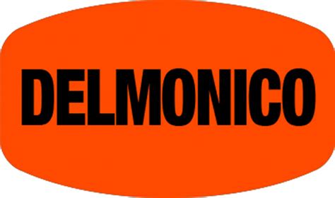 Delmonico Adhesive Label