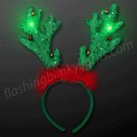 Led Light Up Reindeer Antlers Flashingblinkylights